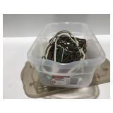 Extension cords in container