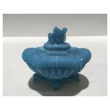 Portieux Vallerysthal Blue milk, glass, squirrel