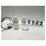 Stitch, glasses, and decor