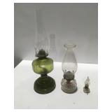 Vintage oil lamps