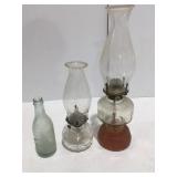 Vintage oil lamps no shipping