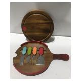 Fiesta cheese cutting board