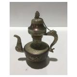 Vintage Tibetan dragon snake decorative tea pot