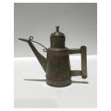 Vintage 8 1/2 inch metal coffee/tea pot pitcher