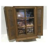 Burwood Plastic window frame clock