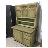 Vintage Hoosier style cabinet needs work