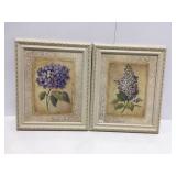 Wall hanging flower pictures