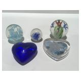Glass paperweights