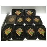 Metal serving trays 14ï¿½ x 9ï¿½