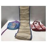 Hanging shoe holder, backpack, and bag