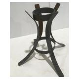 Metal outdoor stand 12 inches tall