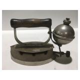 Vintage The diamond iron gas iron