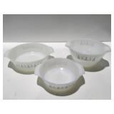 Vintage Anchor Hocking casserole bowls and more