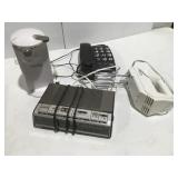 Clock radio mixer can opener phone