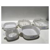 Corning ware casserole dishes