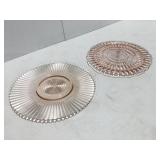 Pink depression platters