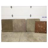 4 vintage card tables, rough condition