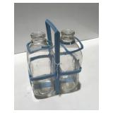 Vintage Lawsonï¿½s, half gallon milk, jars and