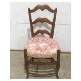 Vintage Sikes chair co.wood cushion chair