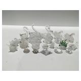Glass swans