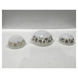 Vintage early American Pyrex bowls