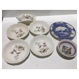 Miscellaneous bowls plates