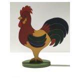 Wood rooster 16 1/2"