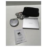 Portable DVD player and CD untested