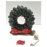 Vintage ceramic Christmas wreath