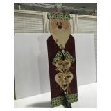 Homemade Santa Claus decor 40" tall