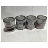 4 quarts of paint one appears open