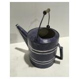 Painted watering, can decor