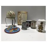 Miscellaneous cups decor items