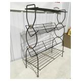 Metal bookshelf