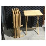 Wood TV trays