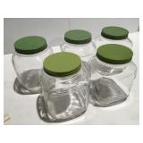 Glass jars