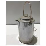 Aluminum coffee percolator