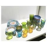 Plastic dishes, cups and more