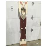 Wood rabbit 63 inches tall