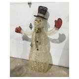 Lighted snowman 60 inches tall