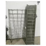 Heavy duty wire shelving 53" t x 60" wide
