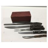 CUTCO knives and sharpening hone