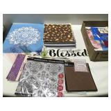 Stencils and crafting paper