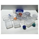 Plastic containers and lids