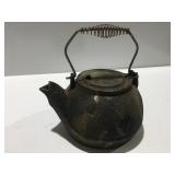 Cast iron tea pot