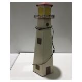 Wood homemade lighthouse untested 32? tall
