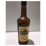 Plastic Kessler whiskey bottle bank 25" damaged