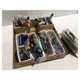 Crafting paint markers scissors & more