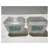 Pyrex Amish butter print refrigerator dishes