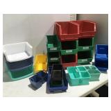 Plastic bins